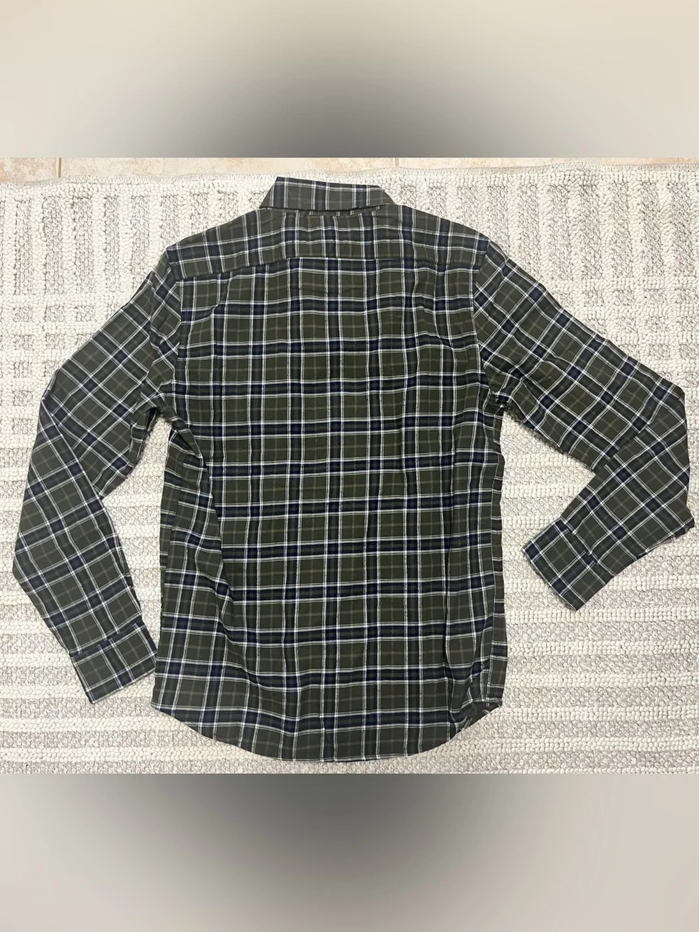 New Banana Republic Shirt Mens XS slim untucked plaid